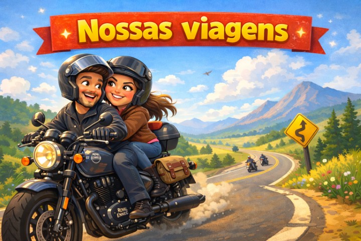 Cota para viagens de moto 🏍️